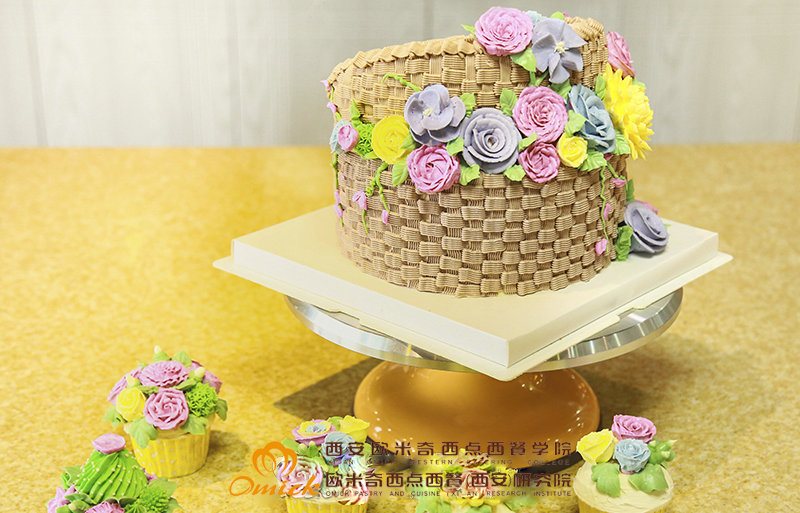 韩式花篮蛋糕